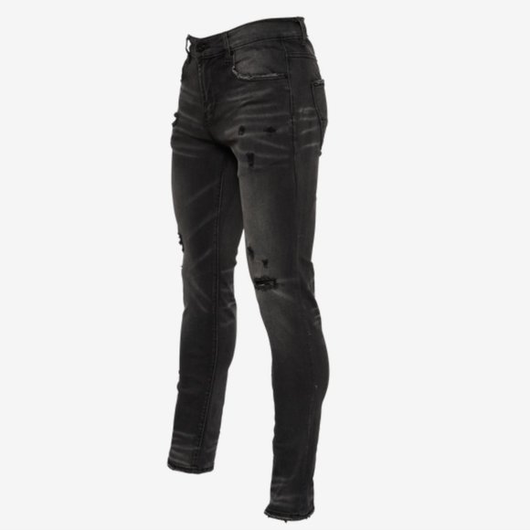 Smugglers Moon Knee Rip Routine Jeans - Picture 2 of 6